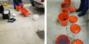 Rodriguez Arreola Government Sentencing Exhibit No. 2: Orange buckets of liquid meth transported across the border 