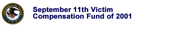 DOJ Seal, September 11th Victim Compensation Fund of 2001 for Comment - Notice of Inquiry and  Advance Notice of Rulemaking for Comment