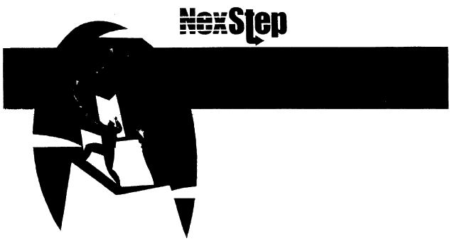 Image of a man climbing and the NexStep logo