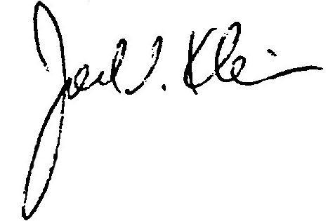 Joel I. Klein signature
