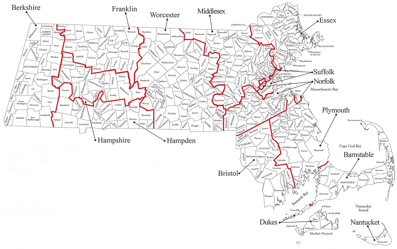 MA county map