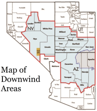 Map of Downwind Areas