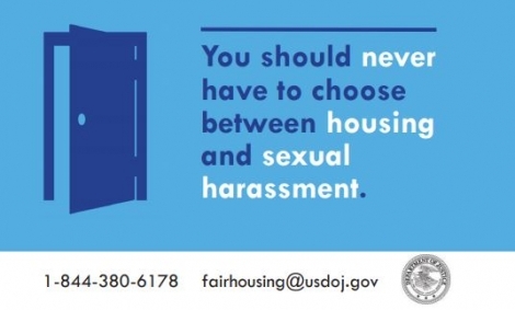 DOJ sexual harassment housing initiative