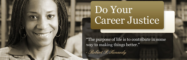 Do Your Career Justice Banner