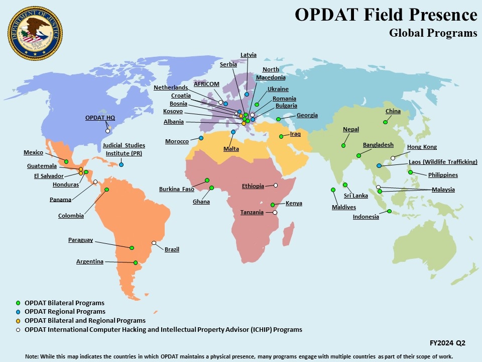 OPDAT Worldwide Activities