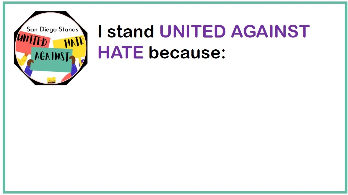 United Against Hate Pledge 