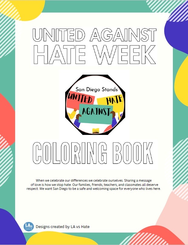 United Against Hate Coloring Book