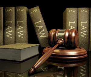 photo of law books and a gavel