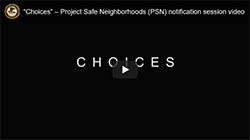 Image of the title card for the Choices PSN Video