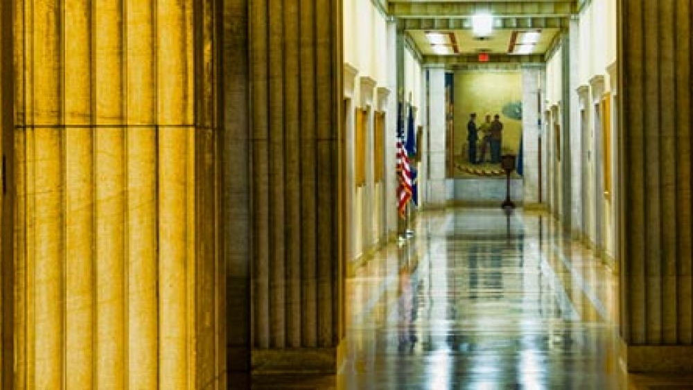 photo of hallway in Main Justice Building